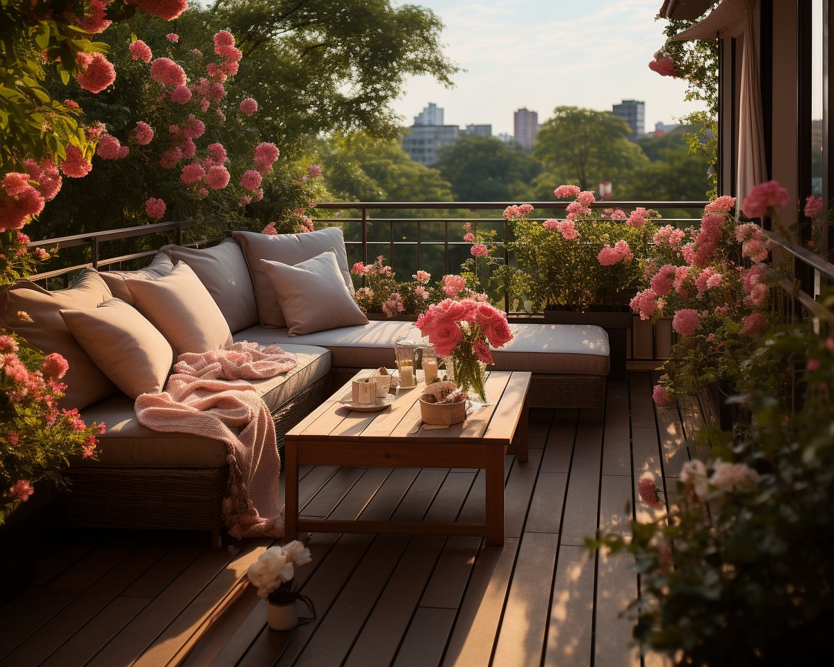 table de balcon suspendue  Table de balcon, Aménagement petit balcon,  Décoration jardin maison